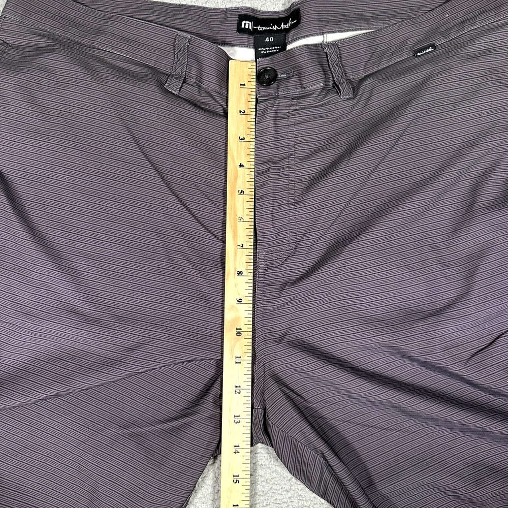 Travis Mathew Shorts Mens 40 Gray 10" Hybrid Golf Casual Preppy Performance Logo - Picture 7 of 10